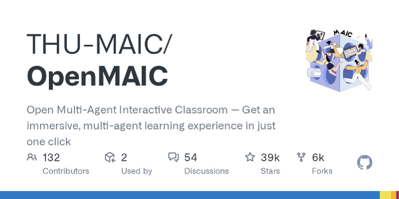 THU-MAIC/OpenMAIC 미리보기