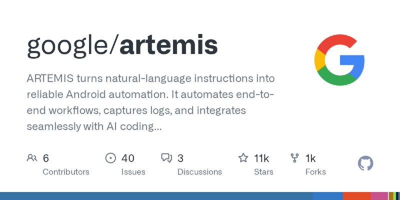 google/artemis 미리보기