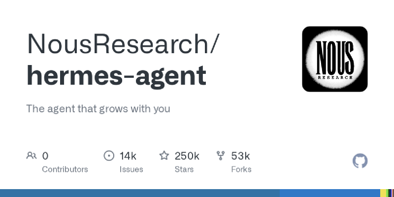 NousResearch/hermes-agent 미리보기