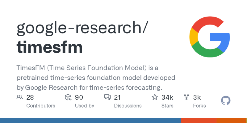 google-research/timesfm 미리보기